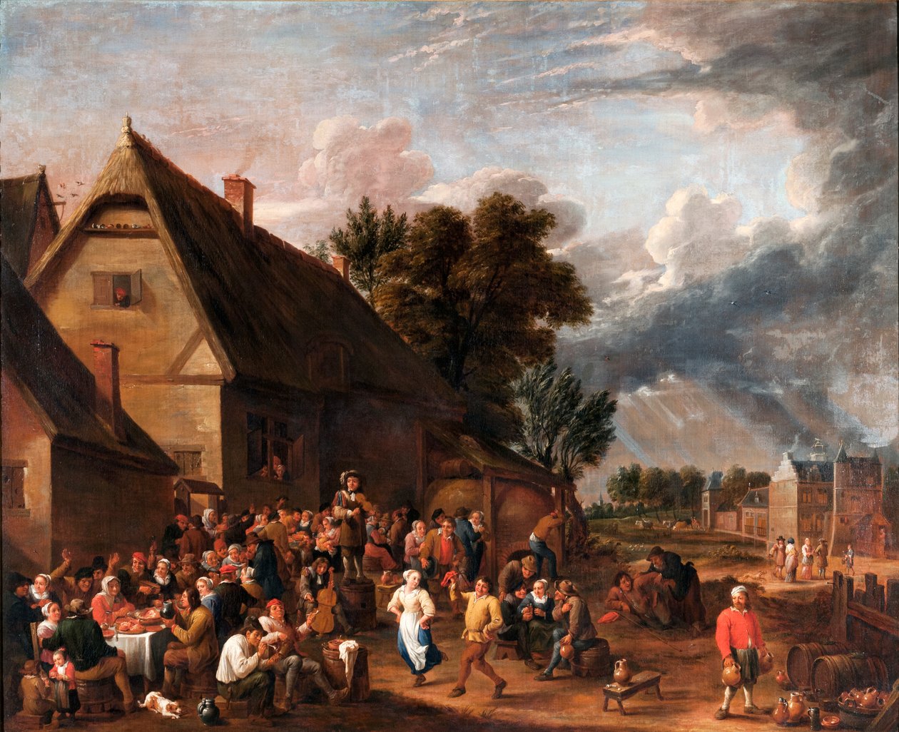 A vihar eljövetele alkotó: David Teniers the Younger