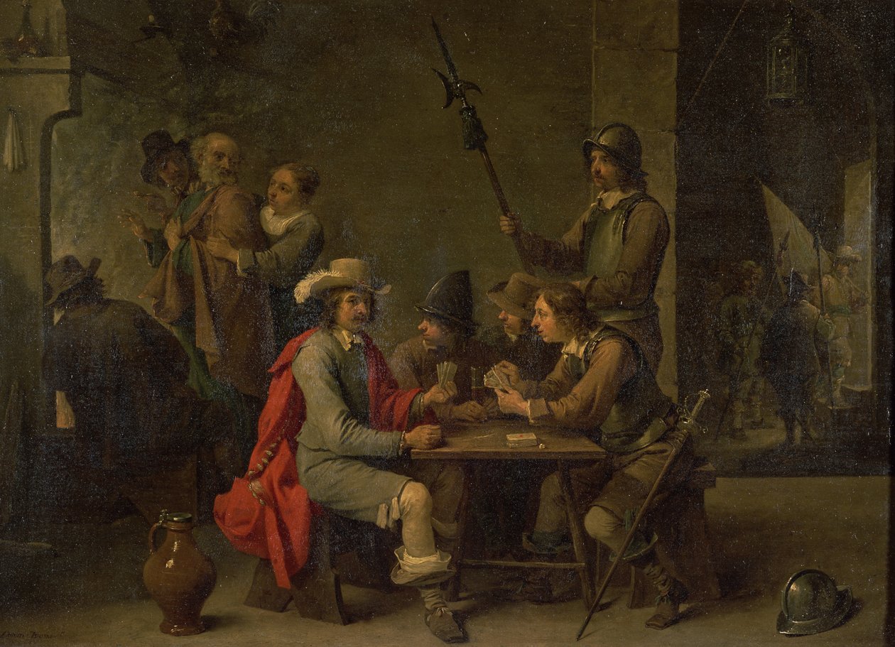 Szent Péter tagadása, 1646 alkotó: David Teniers the Younger