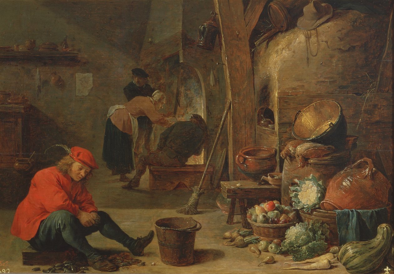 A konyha alkotó: David Teniers the Younger