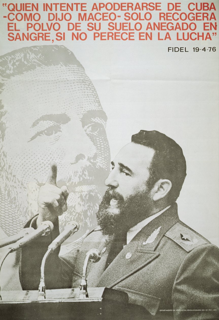 Poszter Fidel Castróval alkotó: John Ward Dunsmore