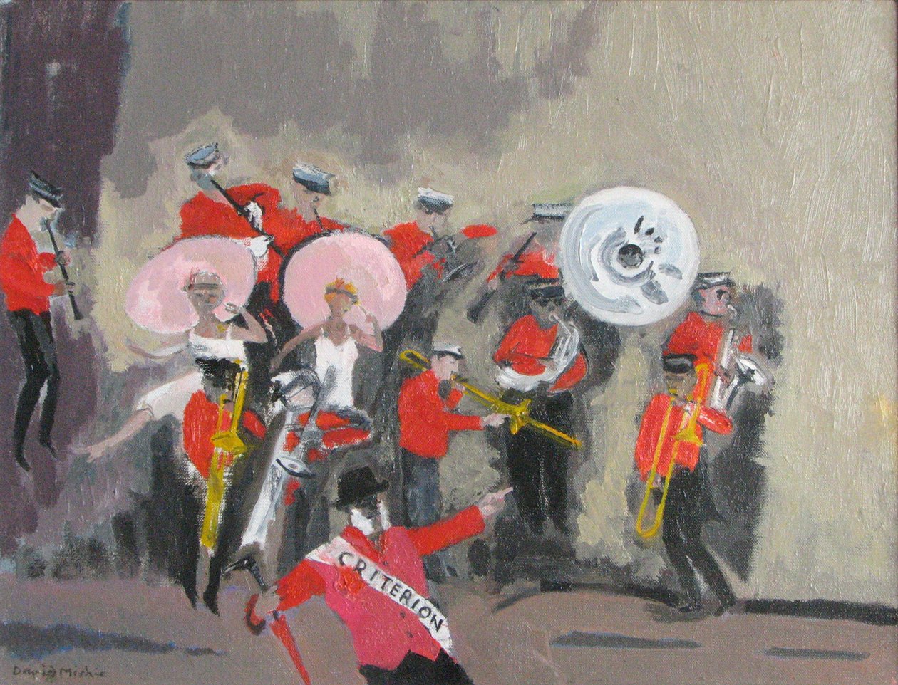 Jazz Band, 2008 (olaj, vászon) alkotó: David Alan Redpath Michie