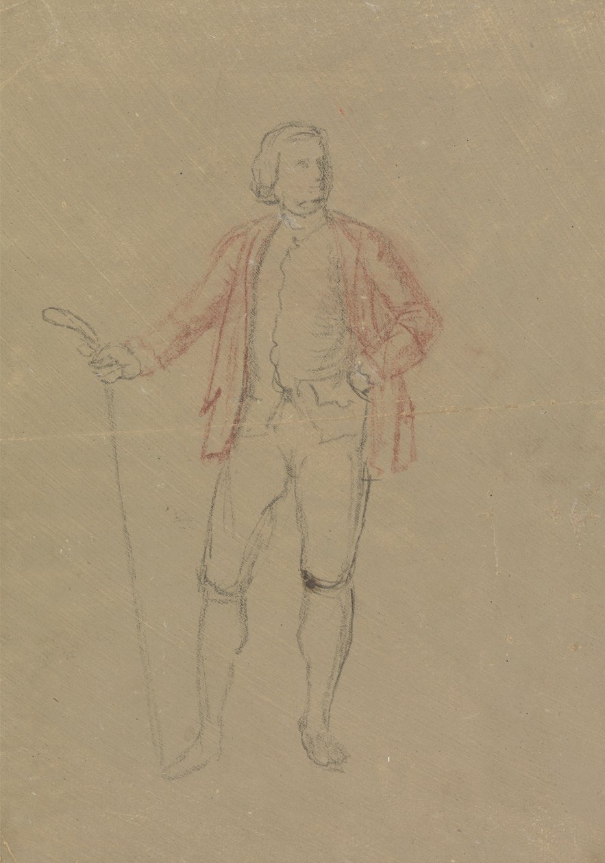 Tanulmány William Inglis portréjához alkotó: David Allan