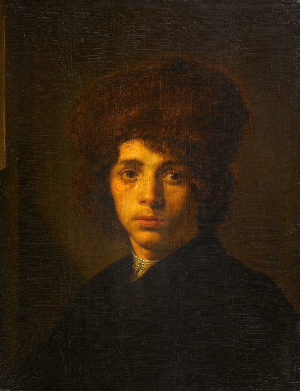 Fiatal férfi prémes sapkával alkotó: David Bailly