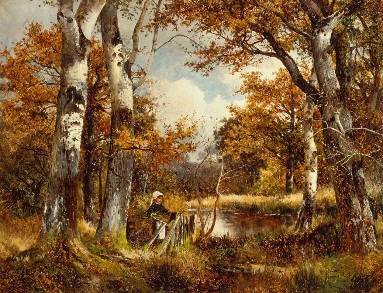 Egy Warwickshire Streamlet alkotó: David Bates