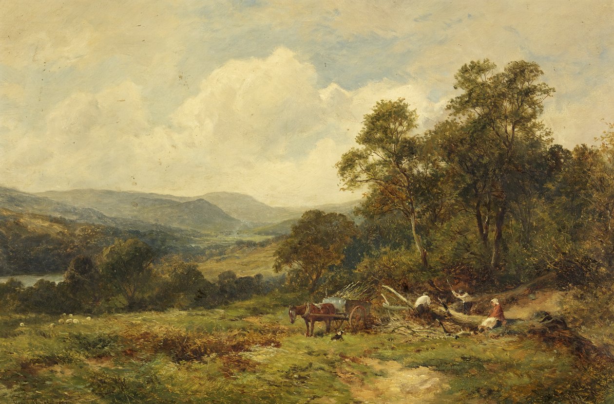 A Rydal Mount felett, Ambleside alkotó: David Bates