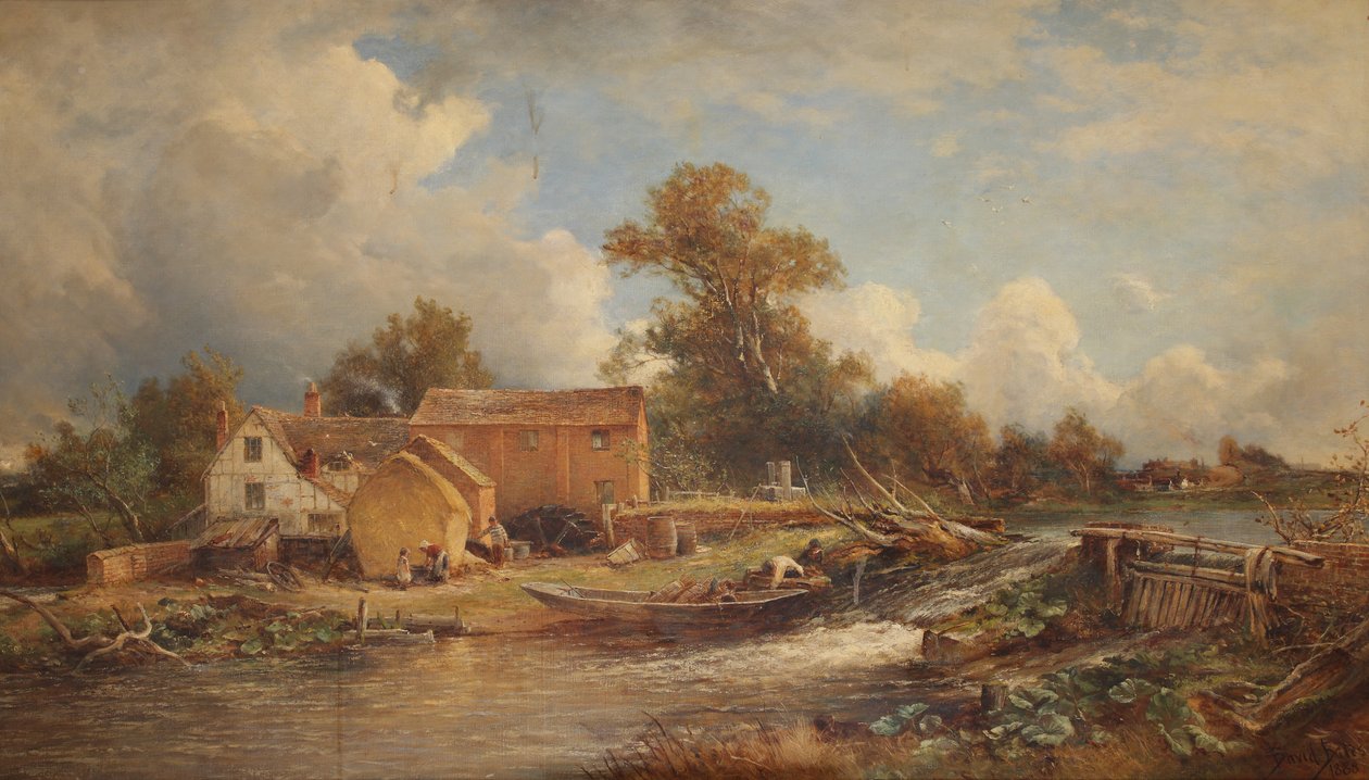 Forge malom, Tame folyó, 1888 alkotó: David Bates