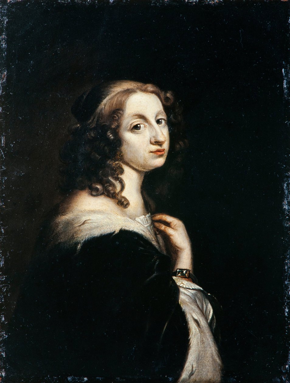 Krisztina svéd királynő portréja 1626-1689, c. 1650 alkotó: David Beck