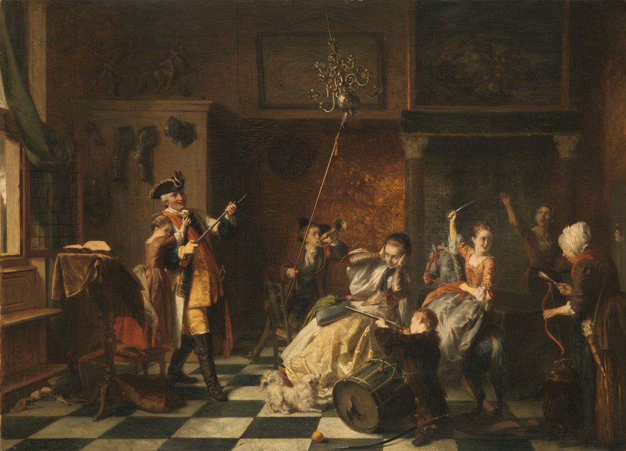 A patricidek, „mindegyik a saját természete szerint” Ahogy az öreg énekel, Twitter the Young alkotó: David Bles