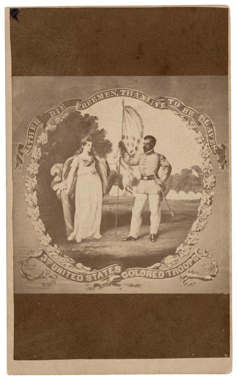 "Inkább halj meg szabad emberként, minthogy rabszolgaként élj",c. 1864 (nyomtatás) alkotó: David Bustill Bowser
