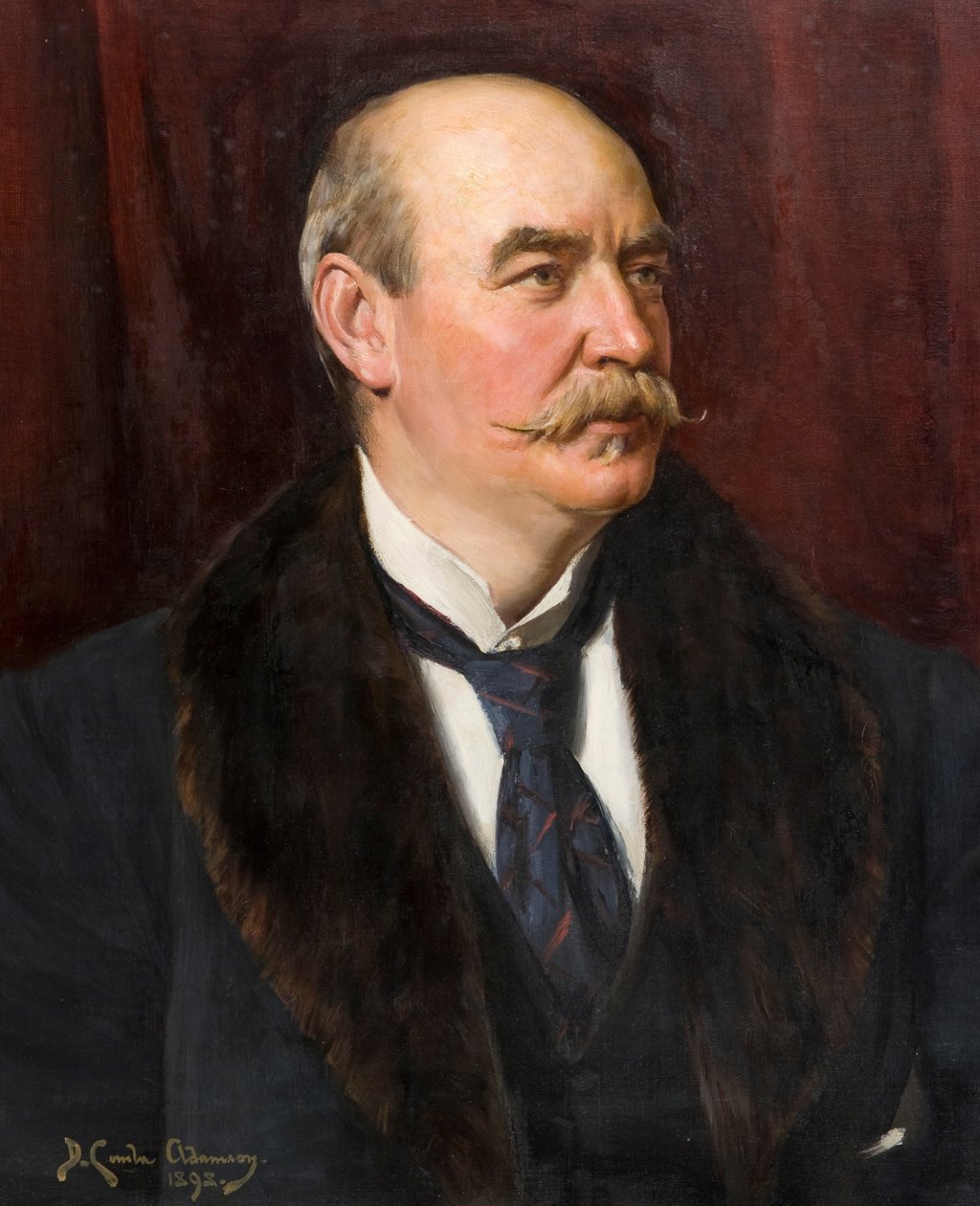 James Russell portréja (Dundee Chemist) alkotó: David Comba Adamson