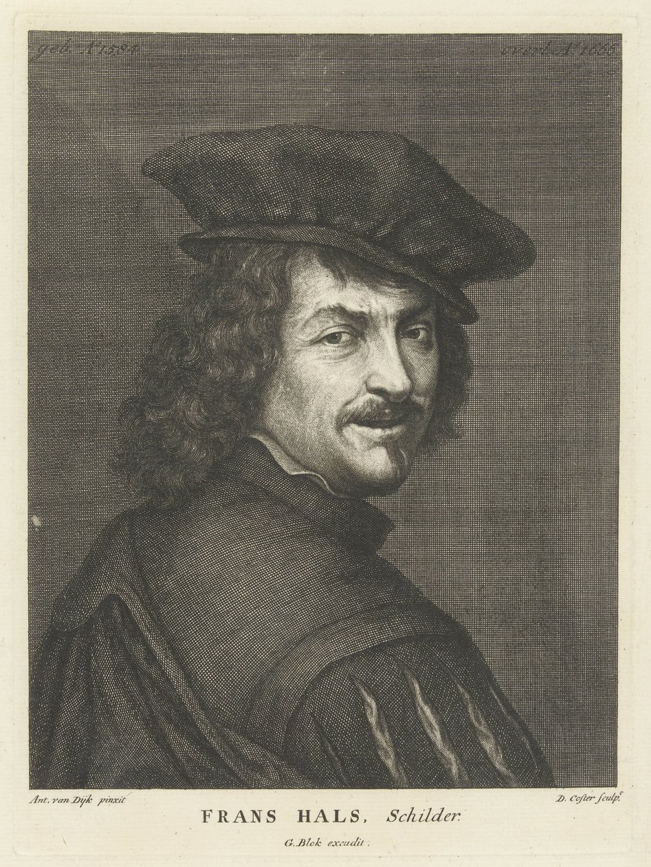 Frans Hals festő portréja alkotó: David Coster