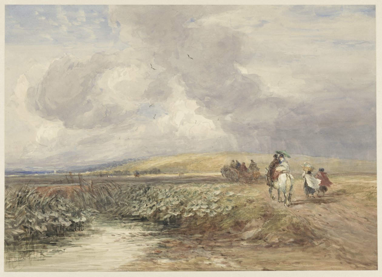 Táj az utazókkal alkotó: David Cox (I)