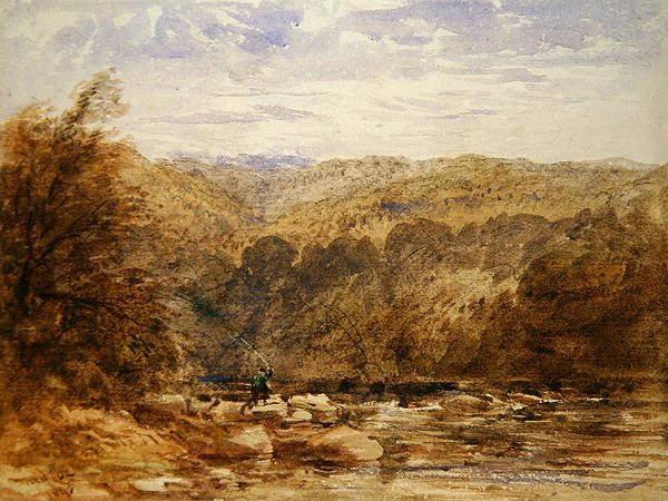 Egy Derbyshire folyó alkotó: David Cox