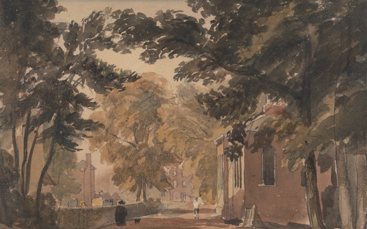 Egy utca Harborne-ban alkotó: David Cox