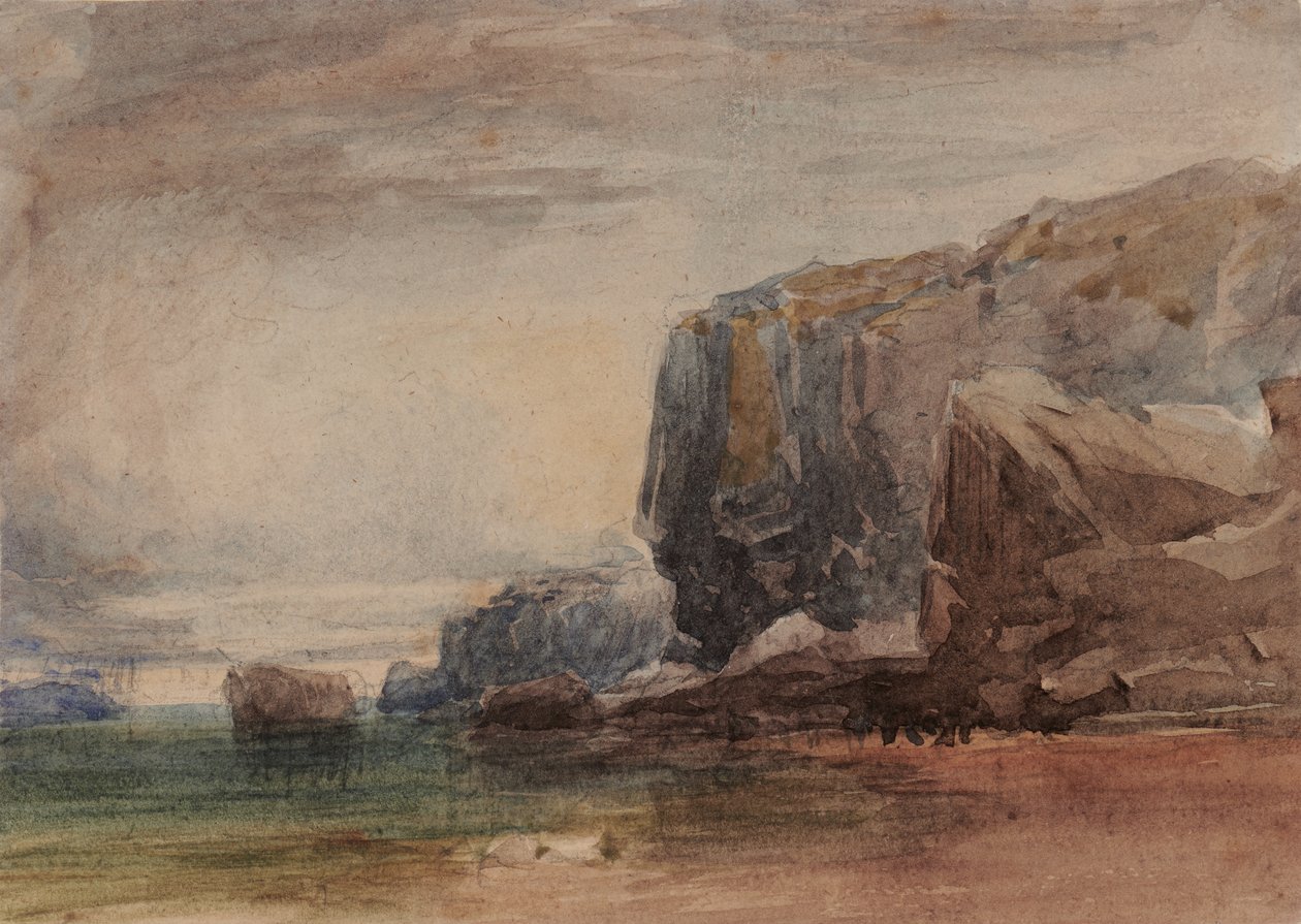 Tengerparti jelenet (1. sz. ideiglenes) alkotó: David Cox