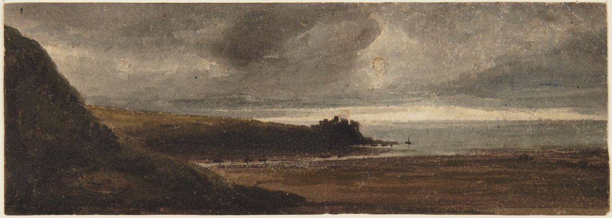 Conwy-kastély, Wales alkotó: David Cox