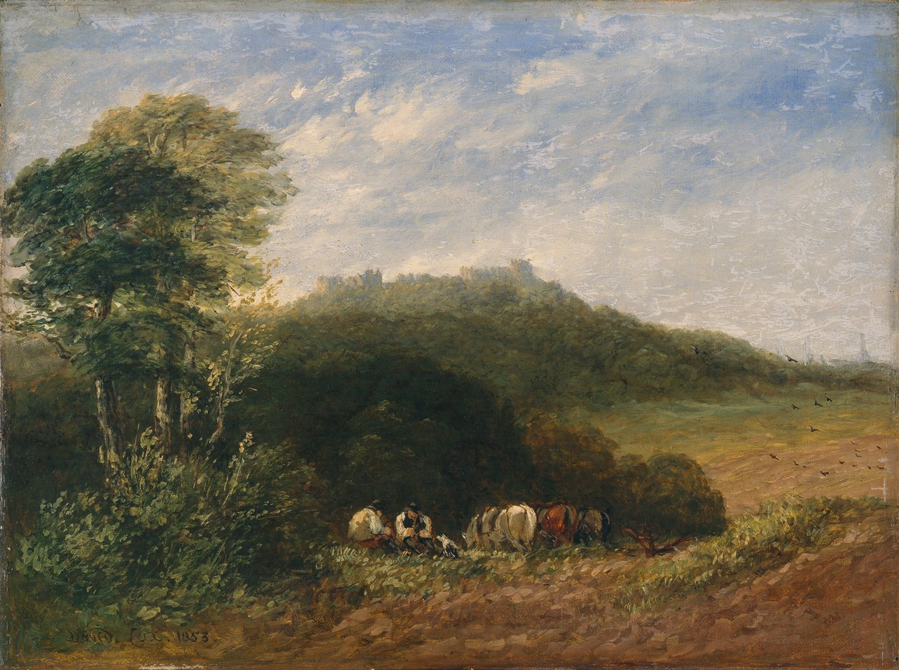 Dudley kastély; 1853 (olaj, vászon) alkotó: David Cox