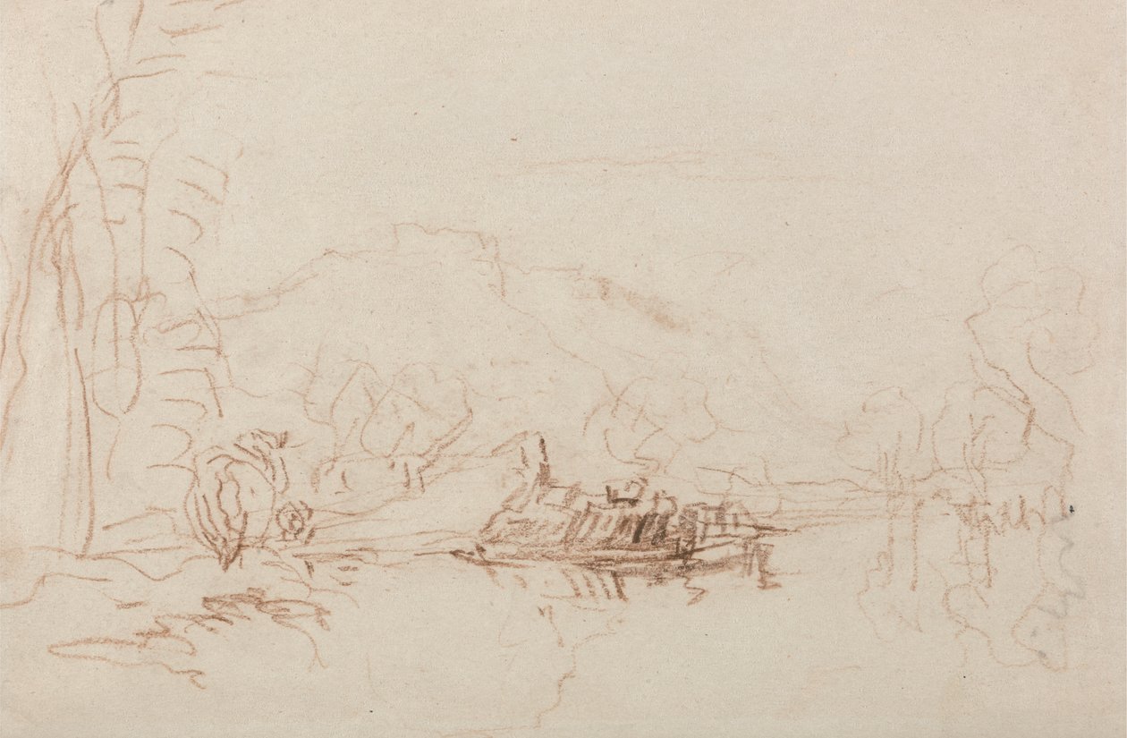 Folyói jelenet alkotó: David Cox
