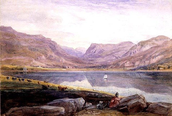 Tal-y-llyn, Észak-Wales alkotó: David Cox