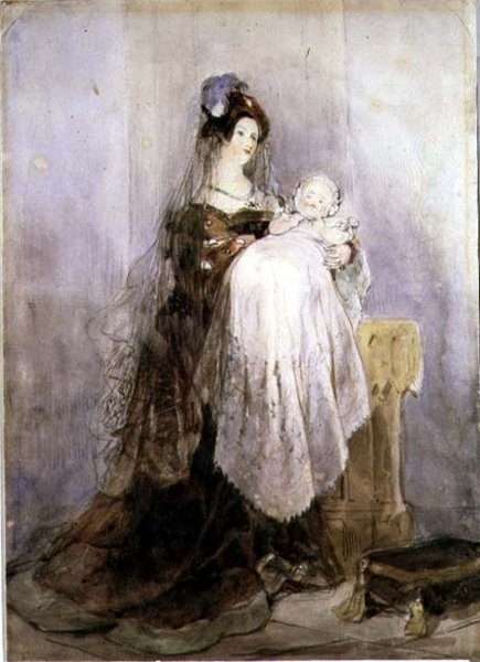 A keresztelő, 1830-1832 alkotó: David Cox