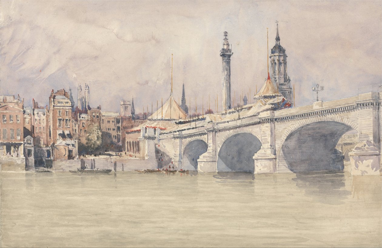 Az új londoni híd megnyitása alkotó: David Cox