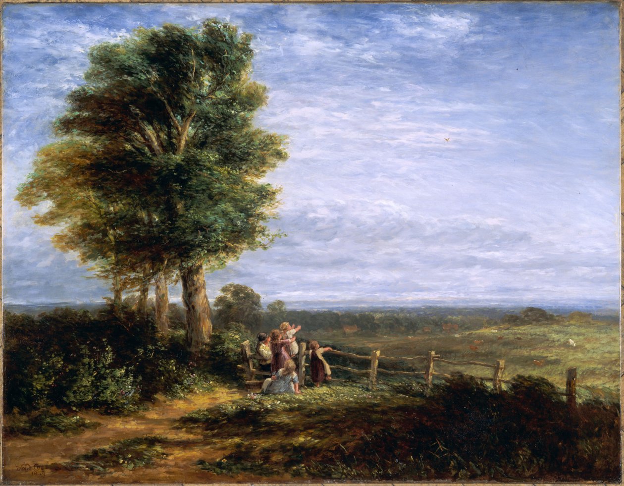 A pacsirta, 1849 alkotó: David Cox