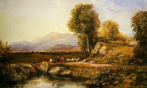 Conwy völgye (akvarell papíron) alkotó: David Cox