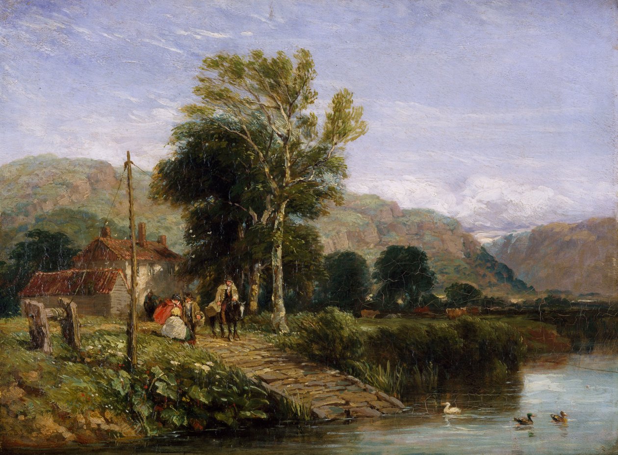 A kompra várva, 1845 alkotó: David Cox