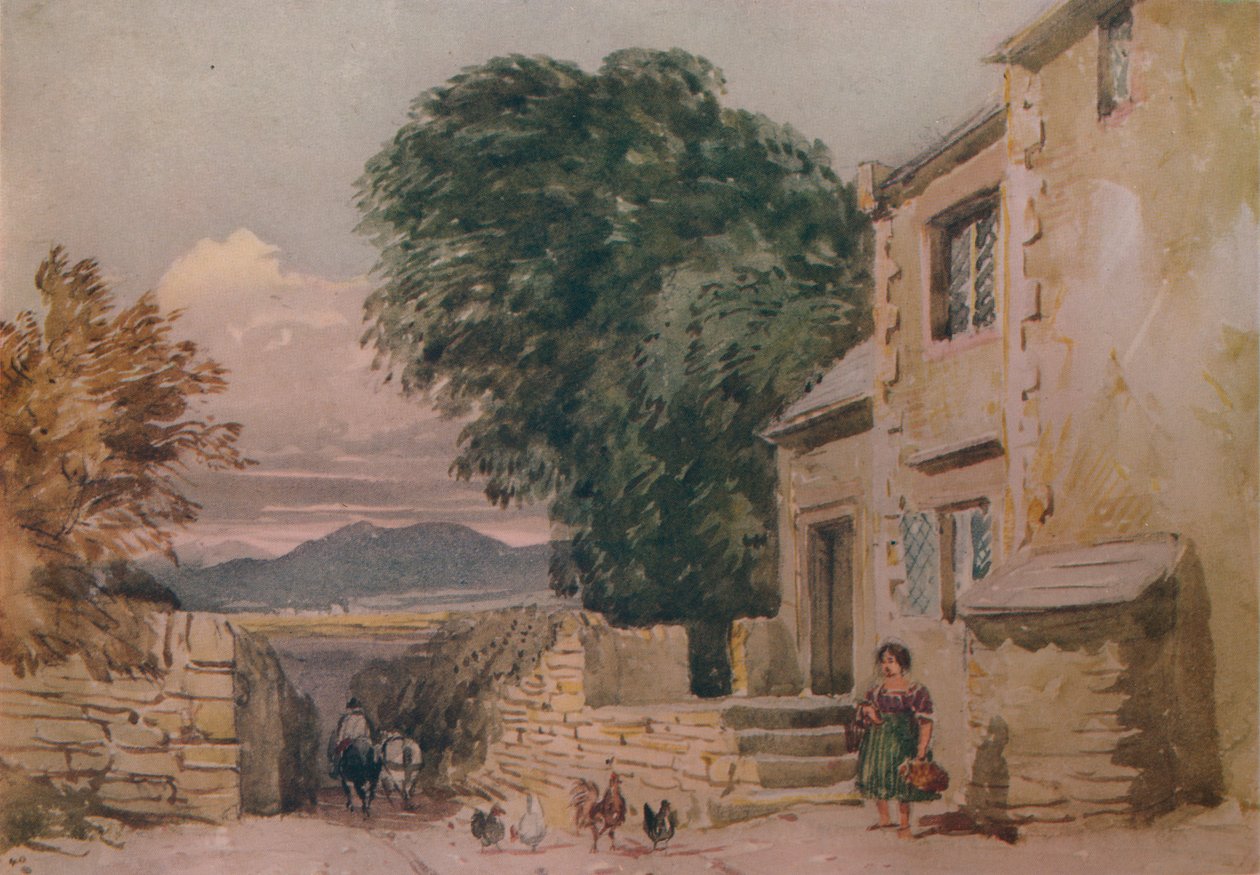 Black Jacks Cottage, Bettws-y-Coed, 1846 alkotó: David Cox the elder