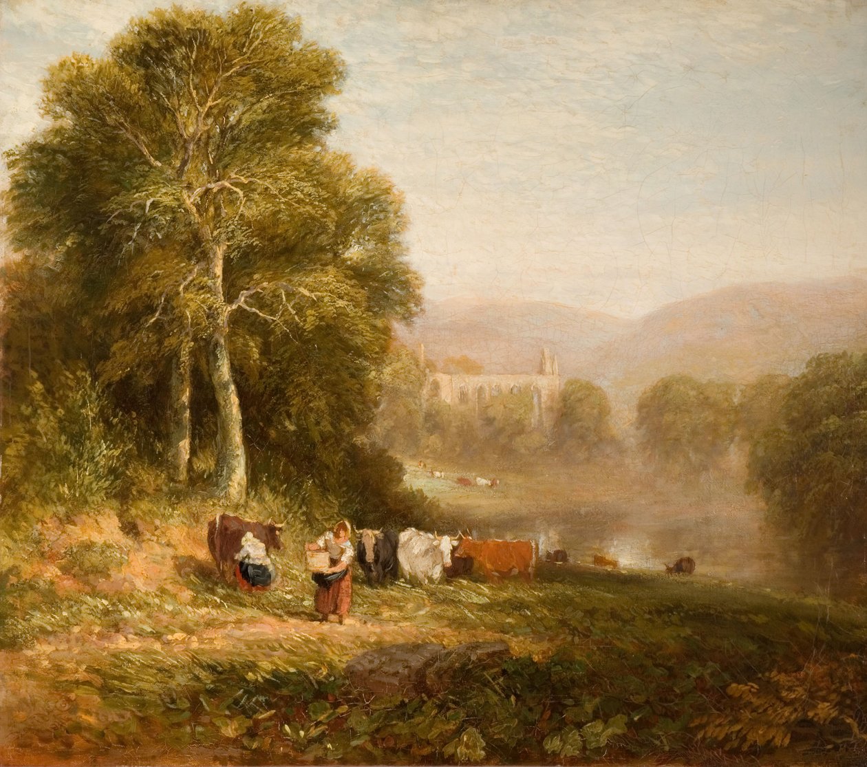 Boltoni apátság, 1844. alkotó: David Cox the elder