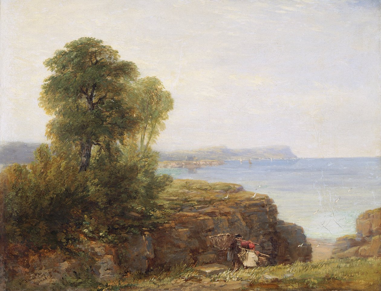 "Cardigan Bay", 1846 alkotó: David Cox the elder