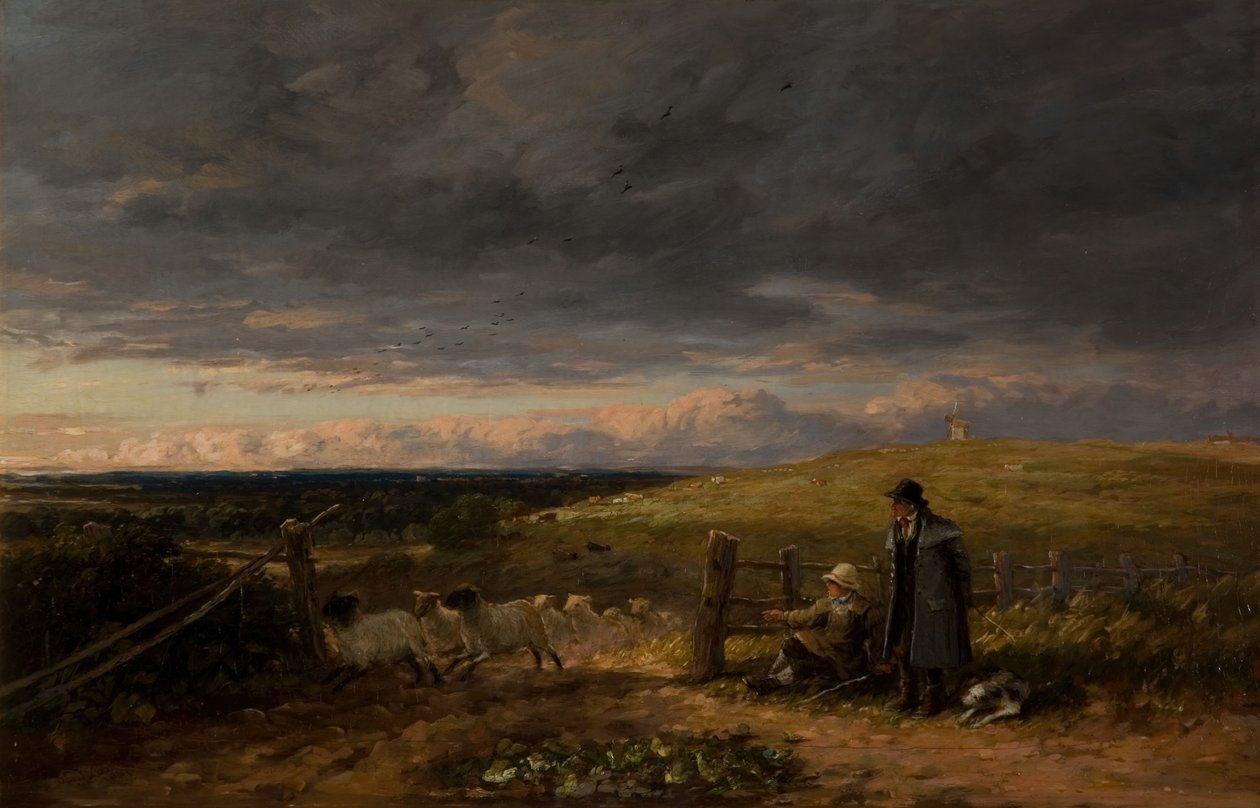 Változó legelő, 1847. alkotó: David Cox the elder