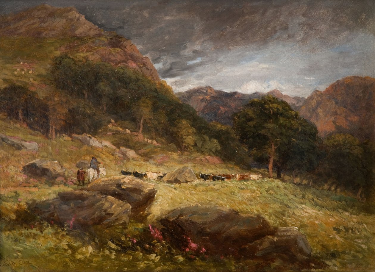 Marhahajtó, 1849. alkotó: David Cox the elder