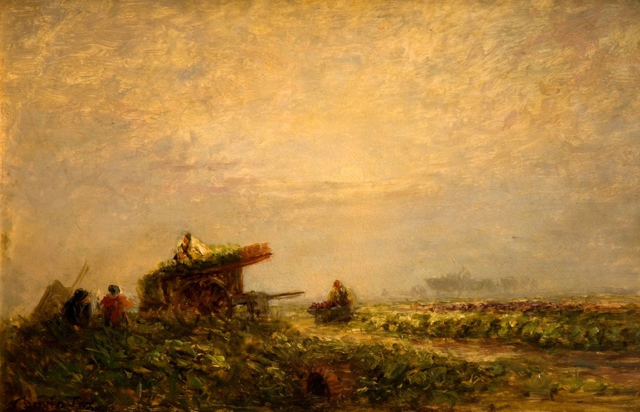 Piackertészek, 1849-1851. alkotó: David Cox the elder