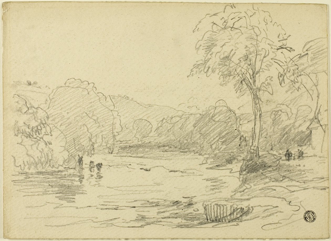 Folyami jelenet alkotó: David Cox the elder