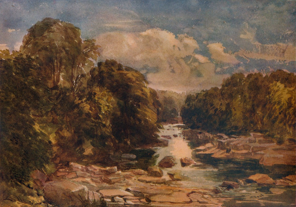 Rokeby on the Tees, 1841 alkotó: David Cox the elder