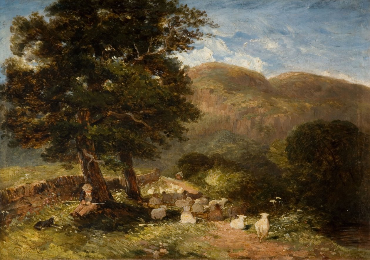 Birkák gondozása, Bettws-y-Coed, 1849. alkotó: David Cox the elder