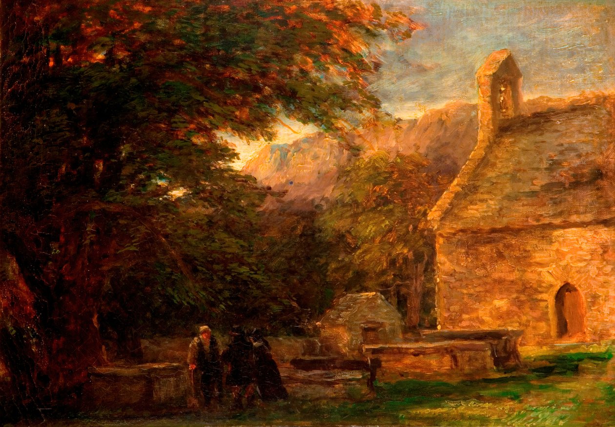 The Church, Bettws-y-Coed, 1844-1856. alkotó: David Cox the elder