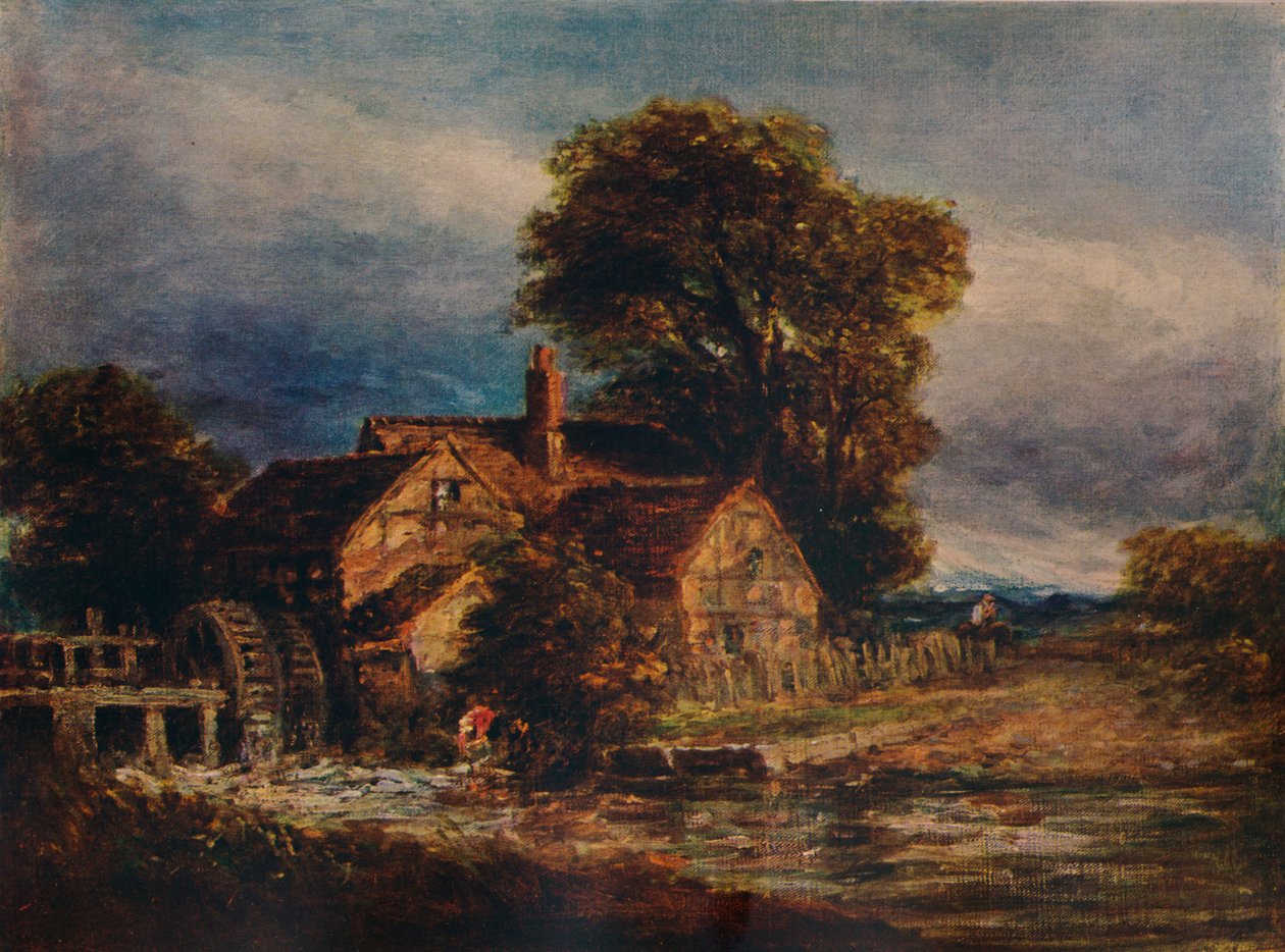 A vízikerék, c1839 alkotó: David Cox the elder