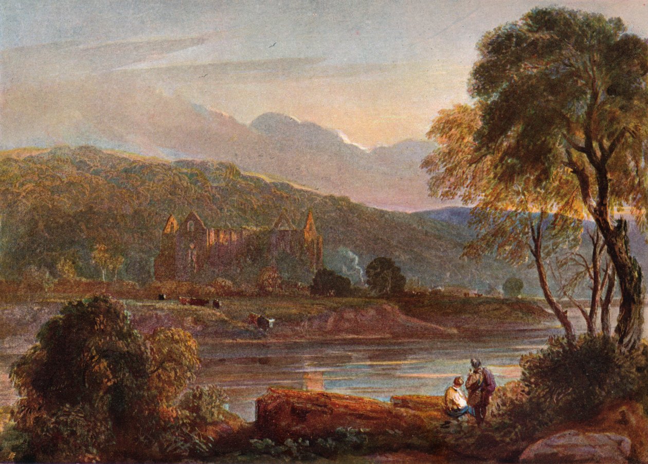 „Tintern Abbey”, 1840 alkotó: David Cox the elder