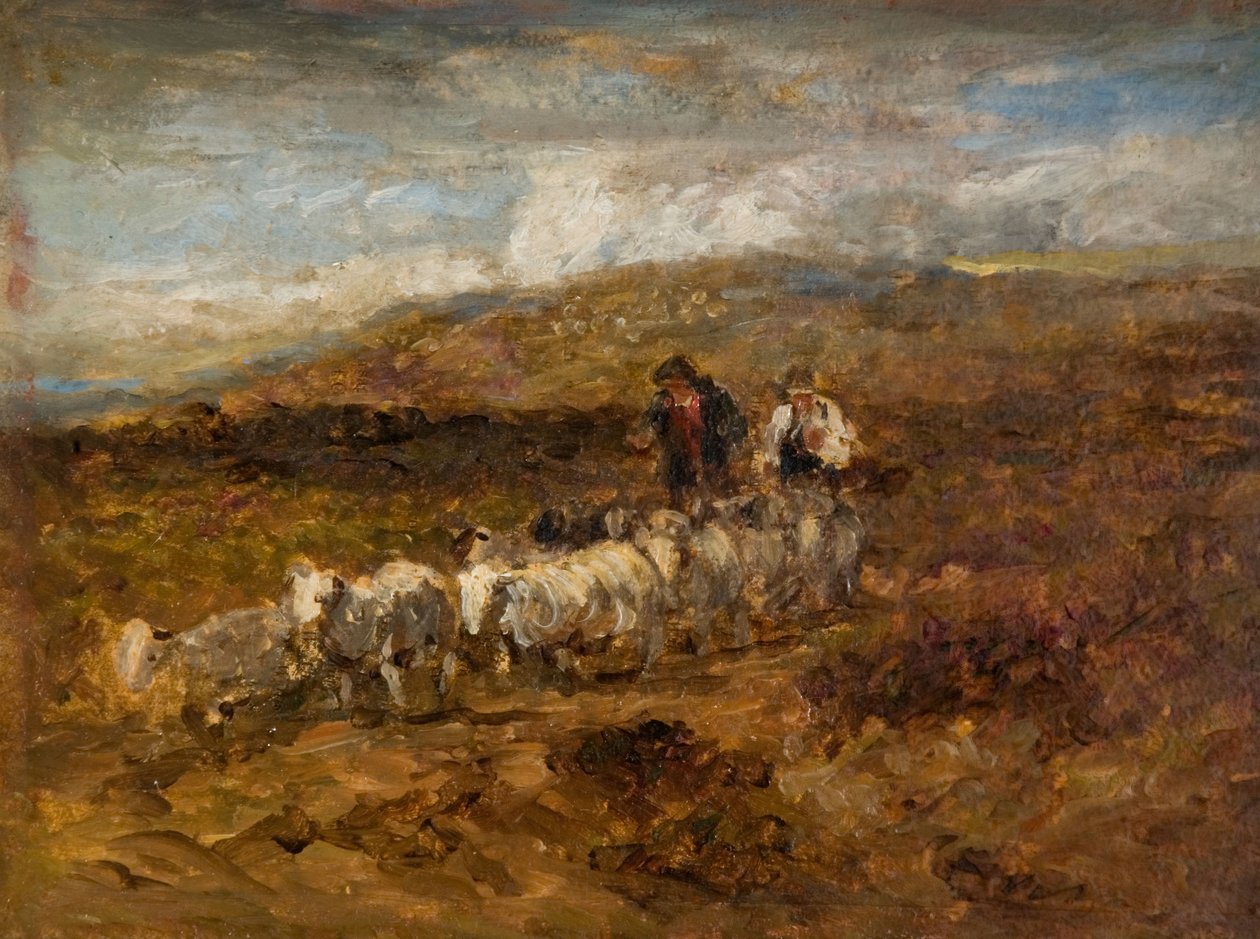 Walesi juhászok, 1841. alkotó: David Cox the elder