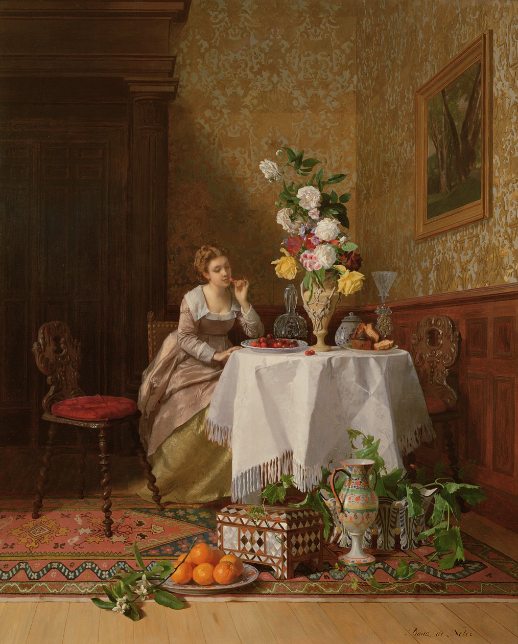 Elveszett a gondolataiban alkotó: David Emil Joseph de Noter