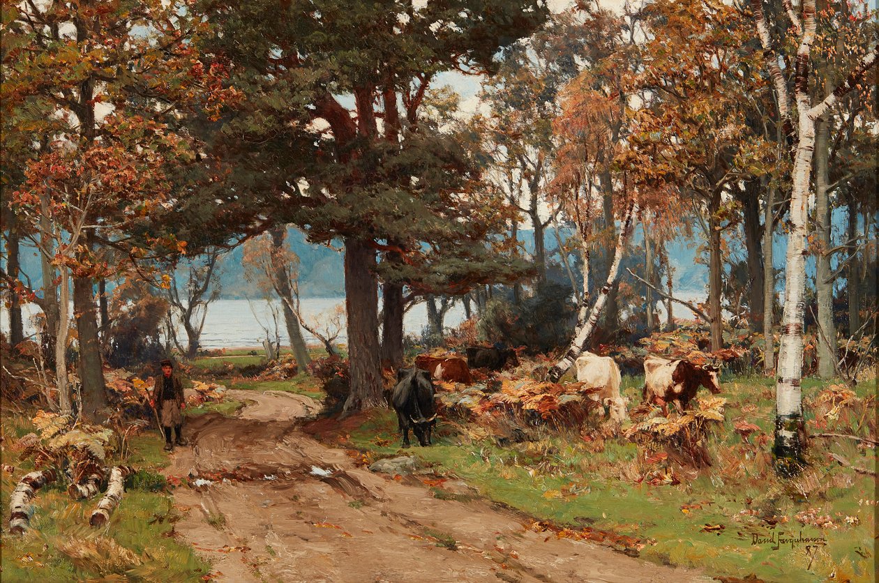 Ben Lomond lába (olaj, vászon) alkotó: David Farquharson