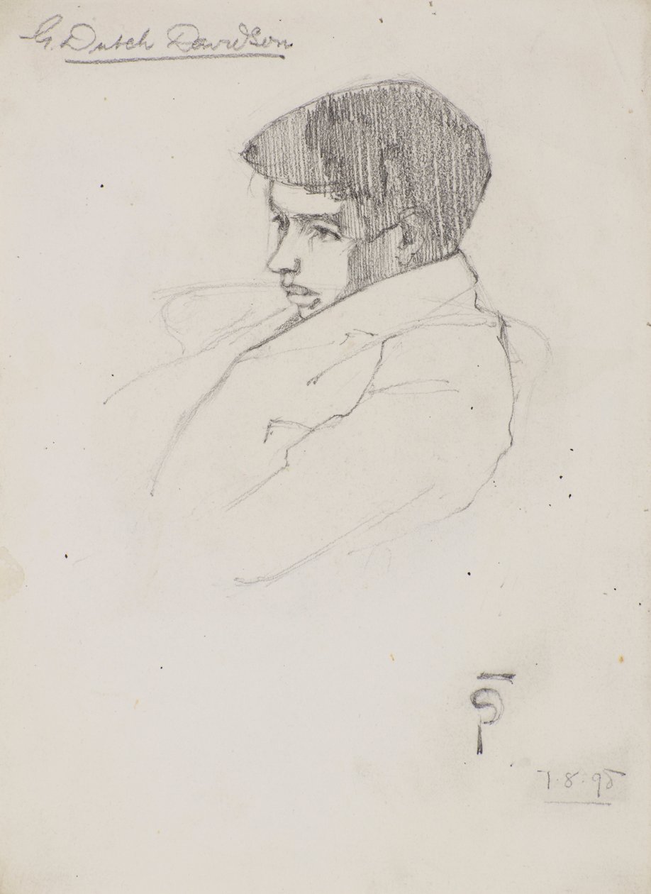 George Dutch Davidson portréja alkotó: David Foggie