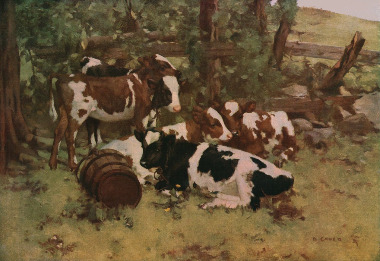 Elégedettség, c1903, c1930. alkotó: David Gauld