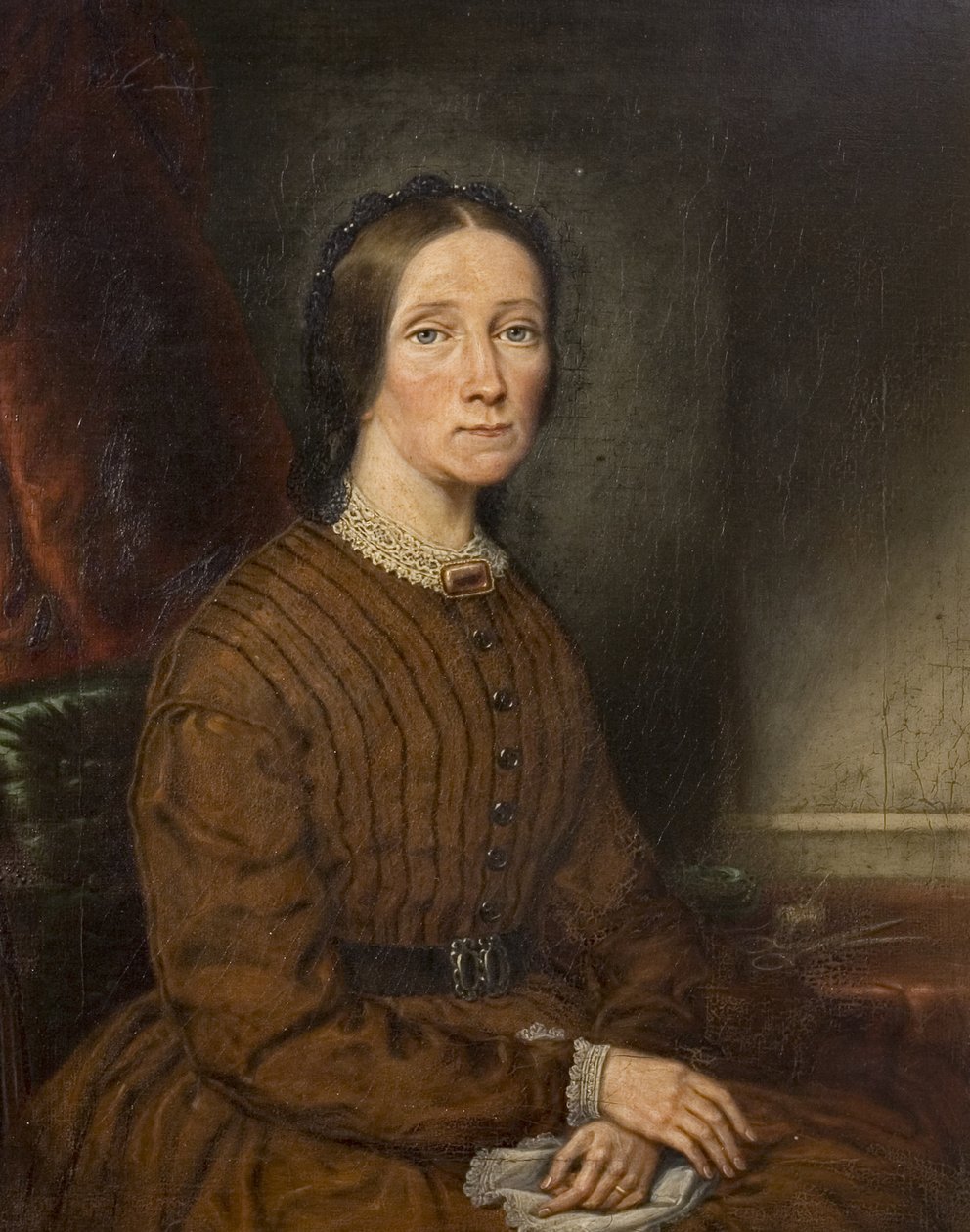 A festő felesége, Harriet (1809–1868), 1868 körül (olaj, vászon) alkotó: David Gee