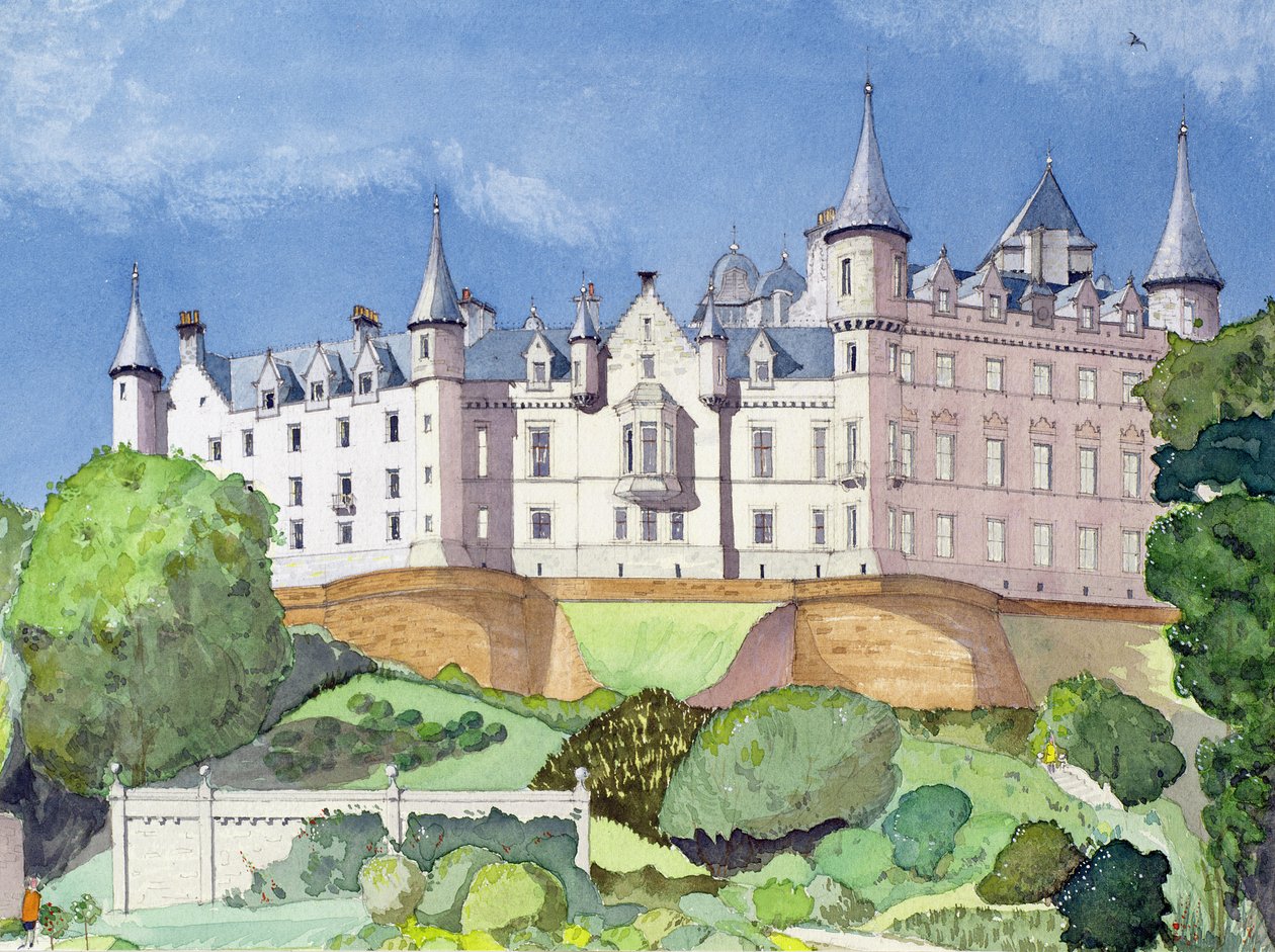 Dunrobin kastély, 1996 (wc) alkotó: David Herbert