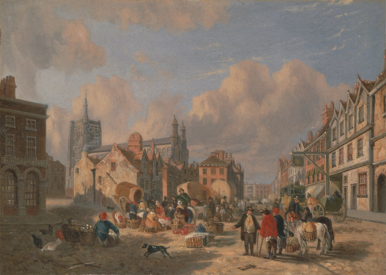 A Haymarket, Norwich alkotó: David Hodgson