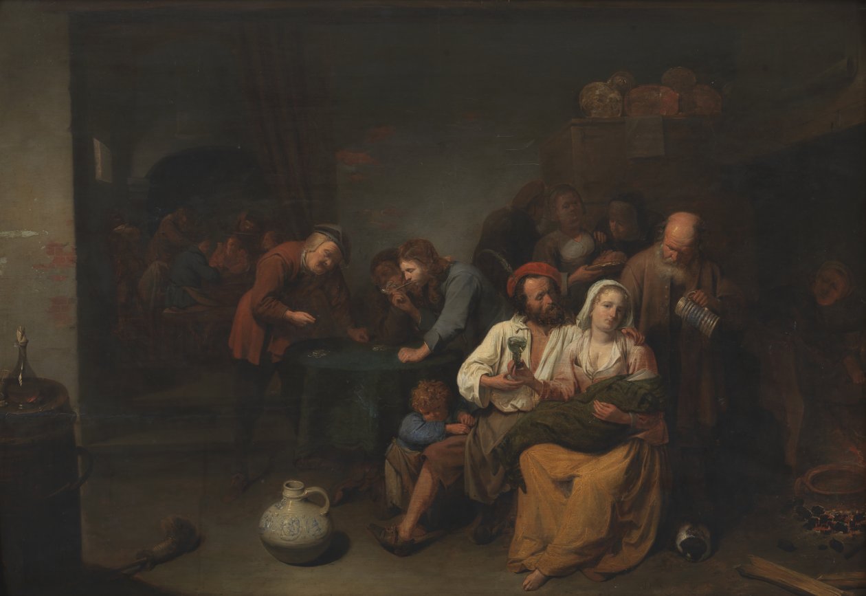 Inn Parlour with Guests   1232933   hu       hungarian Successfully Translated  Original: Christ Preaching and Healing (Fragment from the Hundred Guilder Print) Translat: Christ Preaching and Healing (Fragment from the Hundred Guilder Print) 1247959 hu hun alkotó: David III Rijckaert