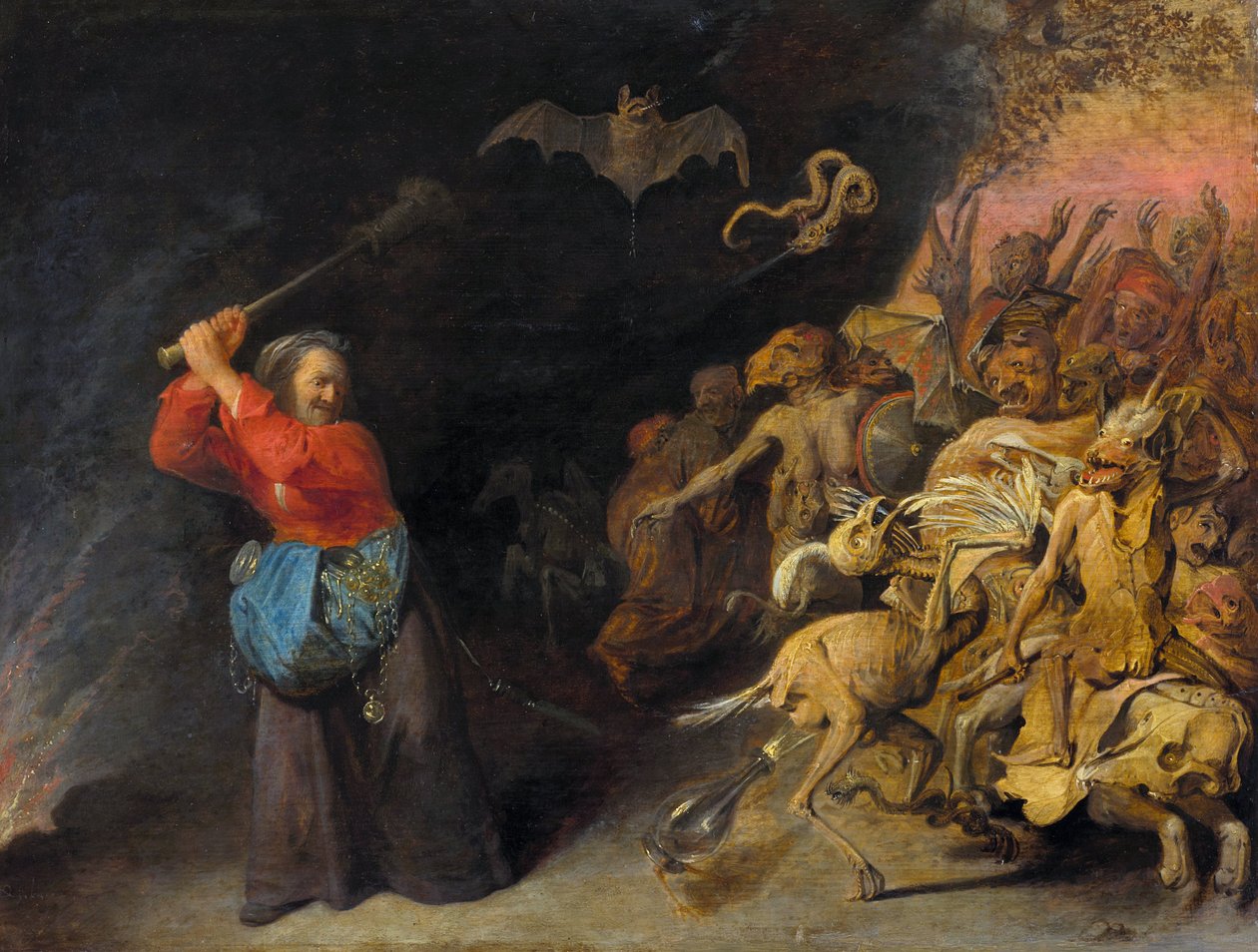 Meg la folle – Mad Meg (De Dulle Griet), Ryckaert (Rijckaert), David (1612-1661). Olaj, vászon, c 1650, Művészettörténeti Múzeum, Vienne alkotó: David II Ryckaert